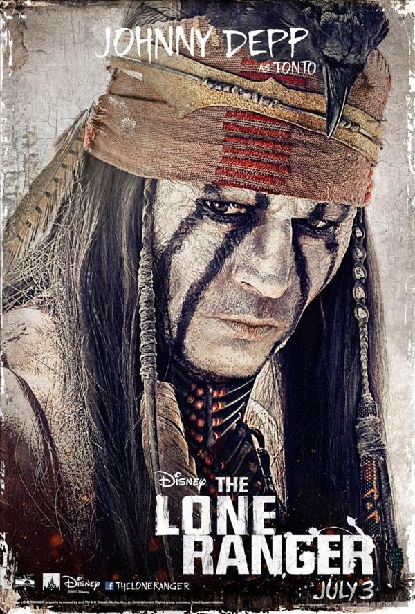 Phong cách ấn tượng của Johnny Depp trong The Lone Ranger