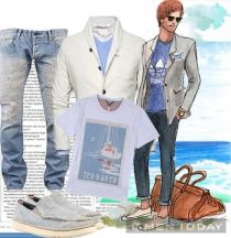 Những set đồ nam trẻ trung cho chàng trai trẻ cuối tuần