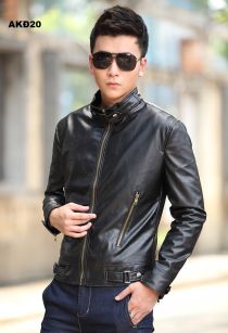 Áo khoác da nam hàn quốc đẹp