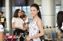 Hình ảnh đời thường của thí sinh Hoa hậu