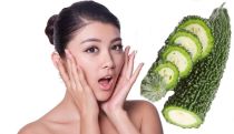 Da mịn “búng ra sữa”, sạch mụn nhờ mướp đắng