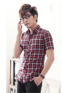 Áo sơ mi nam caro kẻ sọc ngắn tay nhiều màu sắc nổi bật