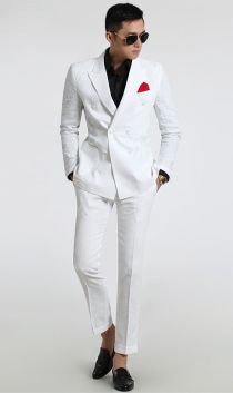 Quý ông phong cách với áo vest nam trắng