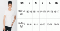 Hướng dẫn cho size HOODIE vừa vặn cho chàng thoải mái