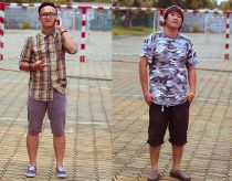 Mẹo chọn quần short cho chàng béo gọn hơn