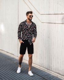 3 gợi ý phối quần short cùng áo sơ mi giúp chàng xuống phố yêu thích
