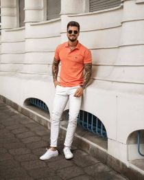 4 gợi ý phối đồ cùng quần chinos trắng giúp chàng định hình vẻ ngoài độc đáo