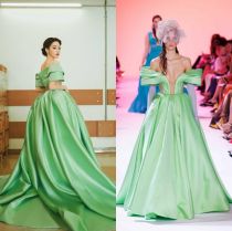 Tần suất 2 tháng diện 7 bộ Haute Couture của Địch Lệ Nhiệt Ba