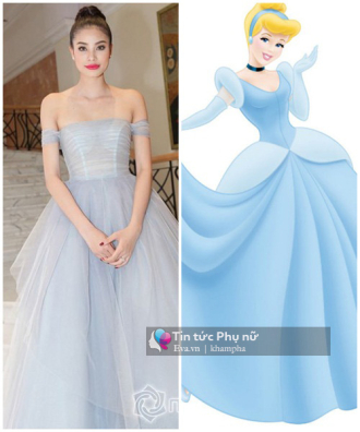 “Yêu hết nấc” khi sao Việt hóa thành công chúa Disney