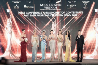 Những nàng hậu quốc tế xinh đẹp khoe tài gọi tên tại họp báo Miss Grand VietNam 2022
