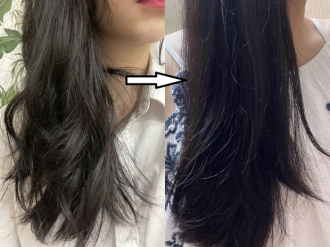 Kết quả khi dùng dầu xả + tinh chất dưỡng tóc chứa argan trong 2 tuần