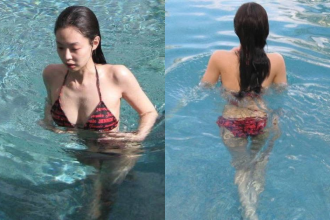 Bộ bikini 2 mảnh độc quyền của Jennie với thiết kế ấn tượng