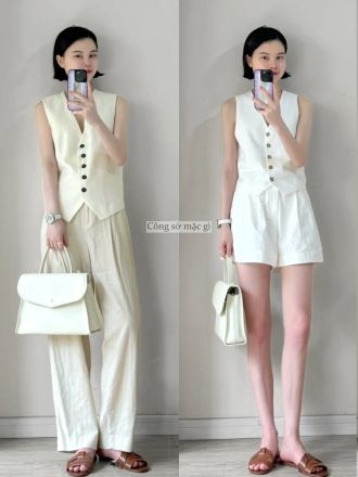 Hô biến trang phục công sở thành đồ du lịch siêu xinh