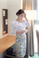 Áo sơ mi nữ trắng cách điệu cho nàng duyên dáng hè 2016