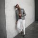 Bắt trend với quần jeans trắng giúp chàng xuống phố tự tin
