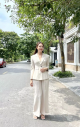 Thời trang công sở thanh lịch, nền nã, dịu dàng như diễn viên Hồng Diễm