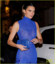 Kendall Jenner diện đầm xanh gợi cảm đến dự lễ tưởng niệm NTK Karl Lagerfeld